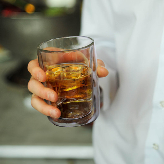 Meridian Double Wall Glasses 250mL Lifestyle